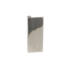 Nijwie Set van 2 handgrepen, shiny silver finish