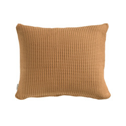 Heckett & Lane Kussensloop wafel pillowcase cognac brown 60 x 70 cm