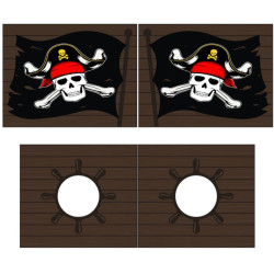 Vipack Curtain caribian pirates