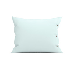 Yellow Kussensloop percale pillowcase whispering blue 60 x 70 cm
