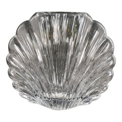 House Nordic Vase vase in mouth blown glass, clear, 20x9,5x17 cm