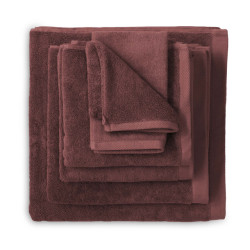 Heckett & Lane 2 stuks premium handdoek 50 cm x 100 cm spicy red