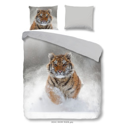 Good Morning Dekbedovertrek snow tiger 200 x 200/220 cm + 2 kussenslopen