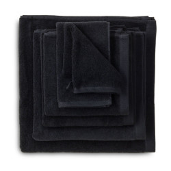 Heckett & Lane 2 stuks premium handdoek 50 cm x 100 cm night black