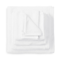 Heckett & Lane 2 stuks premium baddoek 60 x 110 cm white