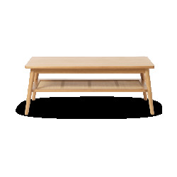 Olivine Boas houten salontafel naturel 120 x 60 cm