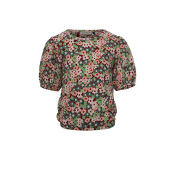 Looxs Revolution Meisjes top crinkle bloemen bomb aop