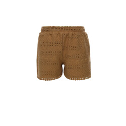 Looxs Revolution Meisjes short embroidery mosterd