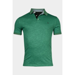 Baileys Polo korte mouw poloshirt 2-tone slub interloc 415212/74