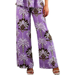 Tramontana Trousers print purples