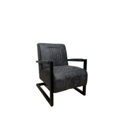 Livingfurn fauteuils bart jackson 101 stof / gecoat staal