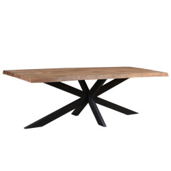 Livingfurn eetkamertafel nairobi tree top 200cm mangohout -