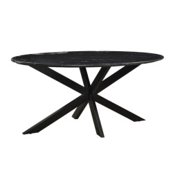 Livingfurn eetkamertafel rond riverwood 180 cm -