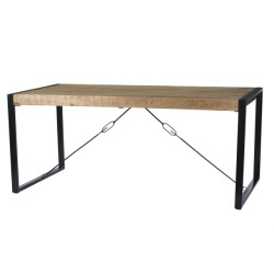 Livingfurn eetkamertafel nairobi u-pot mango hout 140x80 cm -