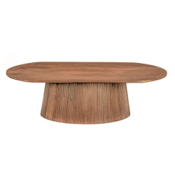 Livingfurn salontafel salvator oval 120 mangohout