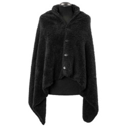 Unique Living plaid nox 75x150cm black
