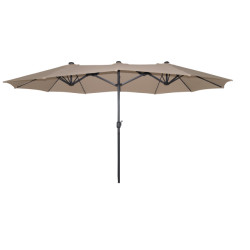 SenS-Line marbella parasol taupe 270x450 cm -