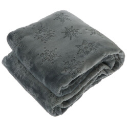 Unique Living | plaid faith 150x200cm dark grey