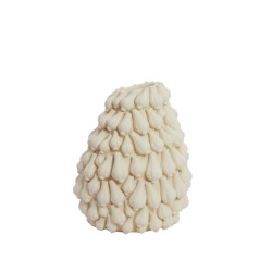 Light & Living vaas deco 42x39x47 cm garlic crème