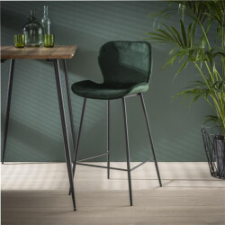 Hoyz Hoyz barstoel velvet - 4 stuks