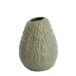 Light & Living vaas deco 22,5x22x29,5 cm avocado keramiek olijf