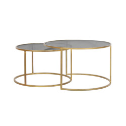 Light & Living salontafel duarte set van 2 75x75x44cm -