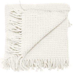Unique Living plaid selien 150x200cm dove white