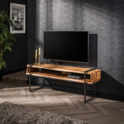 Hoyz tv-meubel edge open vak acaciahout 135cm