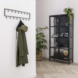 Hoyz Hoyz kapstok industrieel met 15 haken - wandkapstok 80cm