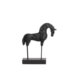 Light & Living ornament op voet 30x9x35 cm horse hout