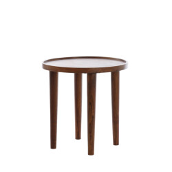 Light & Living bijzettafel Ø49x49 cm qiano acacia hout