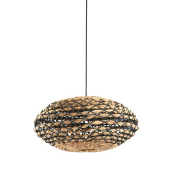 Light & Living hanglamp Ø50x23,5 cm tripoli rotan naturel+