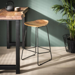 Hoyz Hoyz barstoel hout ergo 4 stuks -