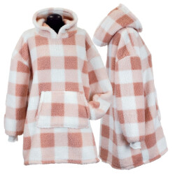 Unique Living hoodie donna 70x50cm old pink