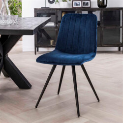 Hoyz Hoyz stoel velvet straight stitch - 4 stuks