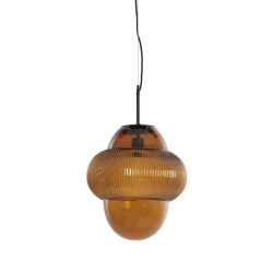 Light & Living hanglamp Ø35x40 cm ovnis glas