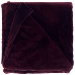 Unique Living plaid klaas 150x200cm dark purple