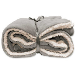 Unique Living | lars coral fleece/suede plaid 150x200cm