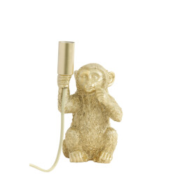 Light & Living tafellamp monkey 13x12.5x23.5cm -