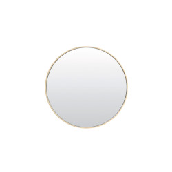 Light & Living spiegel Ø50x1,5 cm espejo glas helder+crème