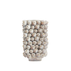 Light & Living vaas deco 24,5x18,5x37,5 cm nitali keramiek zand