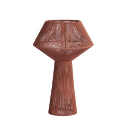 Light & Living tafellamp Ø36x57 cm fugia jute steen
