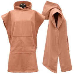 Unique Living poncho beach 80x100cm old pink