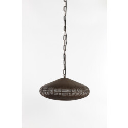 Light & Living hanglamp Ø60x23 cm bahoto mat donker