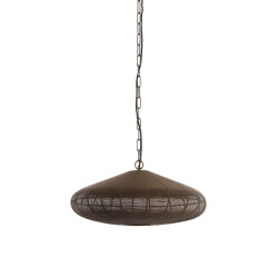 Light & Living hanglamp Ø40x18 cm bahoto mat donker