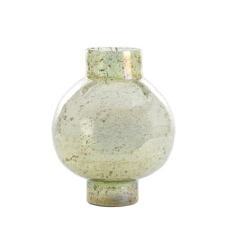 Light & Living vaas Ø31x38 cm dusit glas steenslag