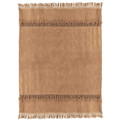Unique Living plaid saba 130x180cm camel