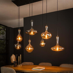 Hoyz hanglamp 4+3 karaf artic