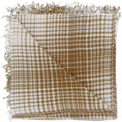 Unique Living plaid allon 130x180cm camel