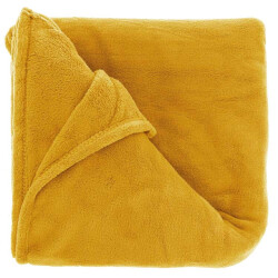 Unique Living plaid claudi 130x160cm honey
